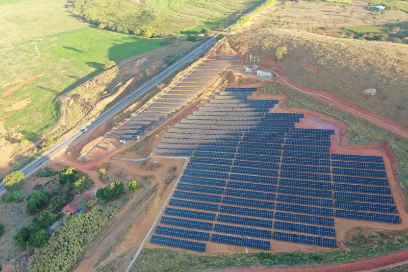 Vista aérea da UFV Frei Inocêncio
