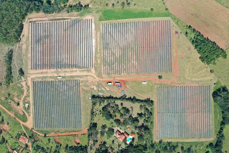 Vista aérea da UFV Itatiaiuçu 1A e 1B