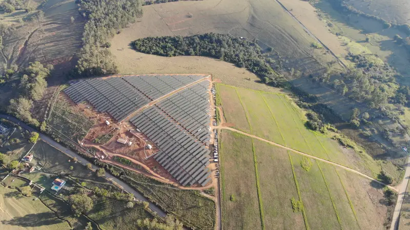Vista aérea da UFV Paraisópolis
