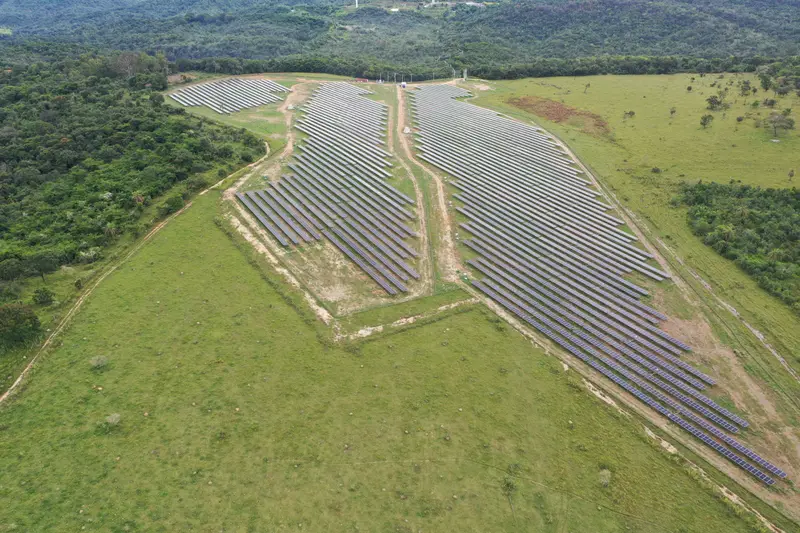 Vista aérea da UFV Pedro Leopoldo